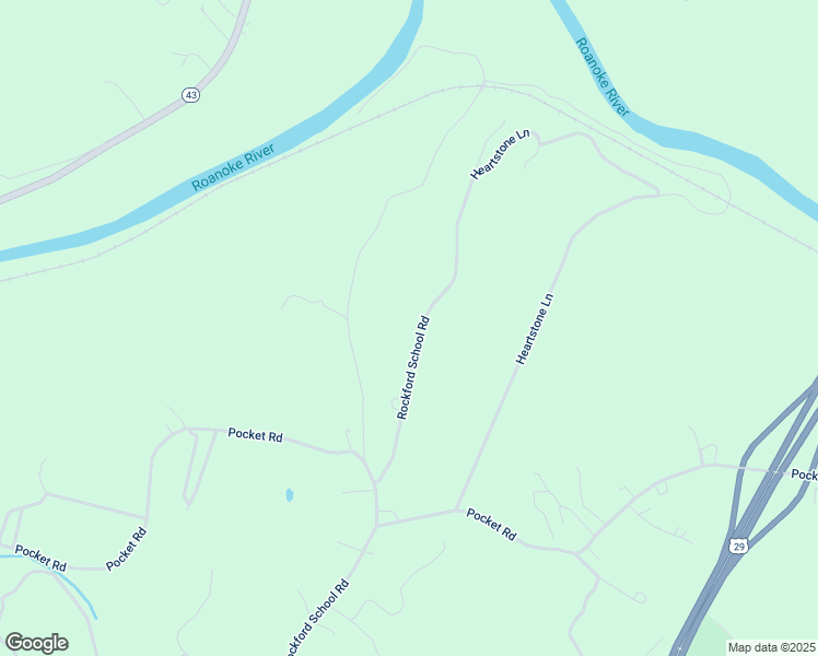 map of restaurants, bars, coffee shops, grocery stores, and more near 17045 Rockford School Road in Hurt