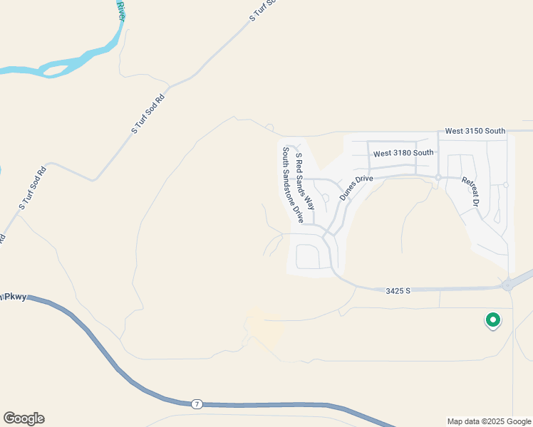 map of restaurants, bars, coffee shops, grocery stores, and more near 3270 S Endless Trl in Hurricane