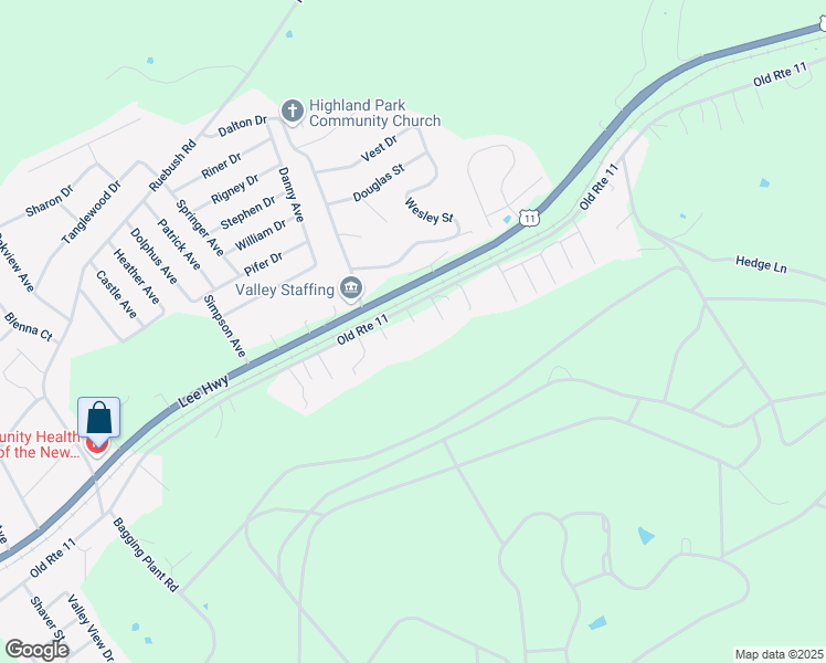 map of restaurants, bars, coffee shops, grocery stores, and more near 5868 Old Route 11 in Dublin