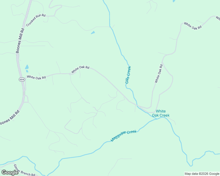 map of restaurants, bars, coffee shops, grocery stores, and more near 880 White Oak Road in Boones Mill