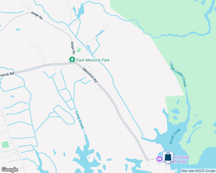 map of restaurants, bars, coffee shops, grocery stores, and more near 217 Messick Road in Poquoson