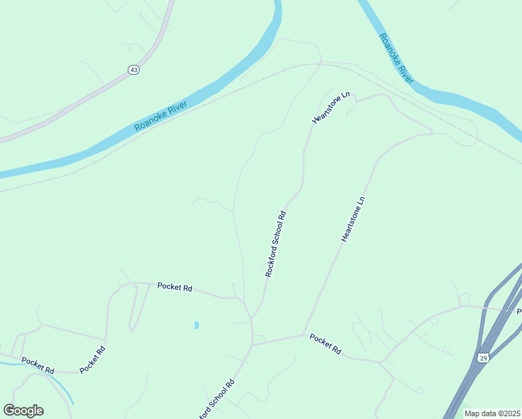 map of restaurants, bars, coffee shops, grocery stores, and more near 17041 Rockford School Road in Hurt