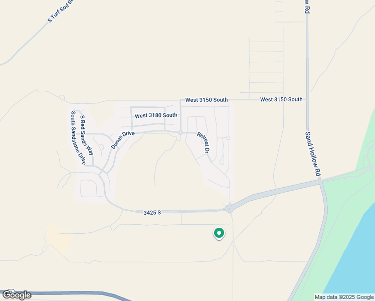 map of restaurants, bars, coffee shops, grocery stores, and more near 3230 South Yansa Trail in Hurricane