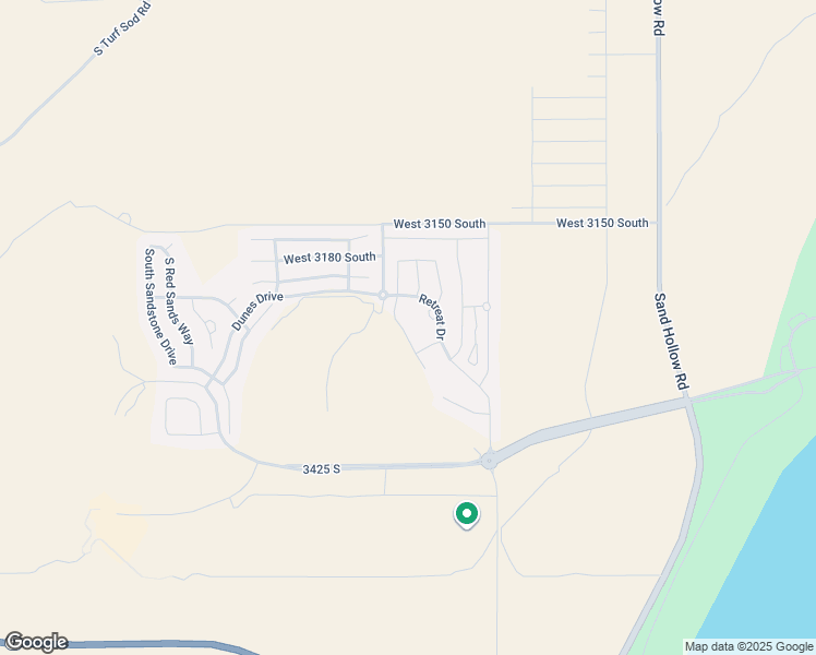 map of restaurants, bars, coffee shops, grocery stores, and more near 3229 South Yansa Trail in Hurricane