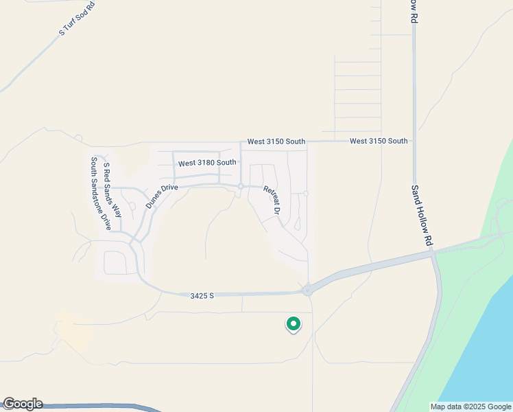 map of restaurants, bars, coffee shops, grocery stores, and more near 3229 South Yansa Trail in Hurricane