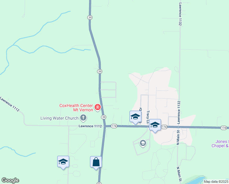 map of restaurants, bars, coffee shops, grocery stores, and more near 721 Cohick St in Mt Vernon