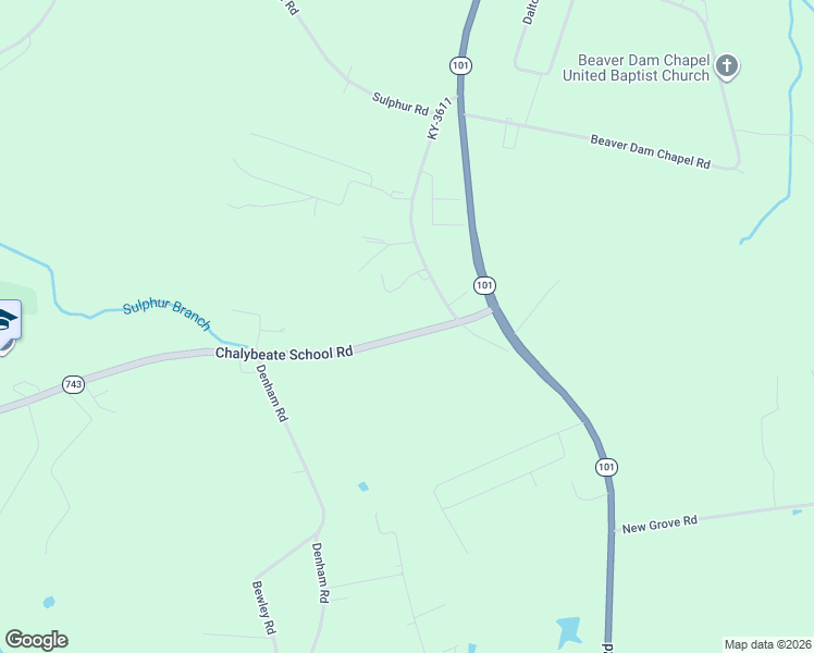 map of restaurants, bars, coffee shops, grocery stores, and more near 198 Chalybeate School Road in Smiths Grove