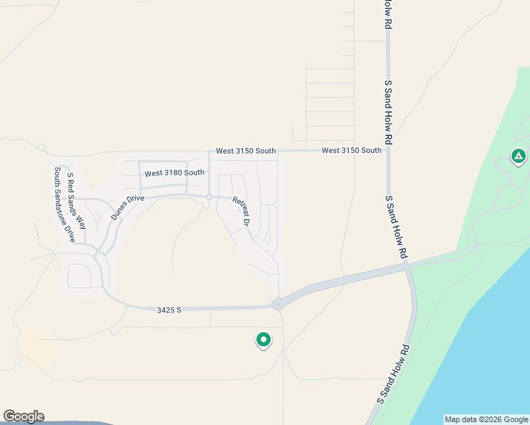 map of restaurants, bars, coffee shops, grocery stores, and more near 3227 Hideaway Place in Hurricane