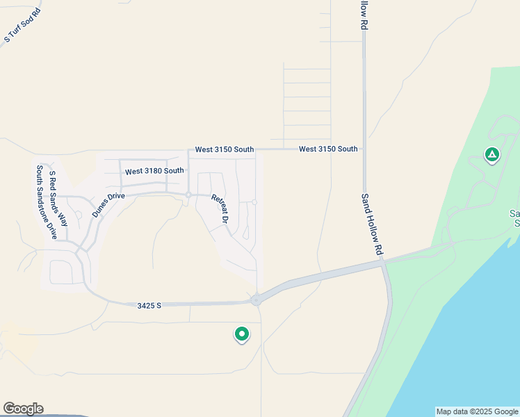 map of restaurants, bars, coffee shops, grocery stores, and more near 3225 South 4900 West in Hurricane