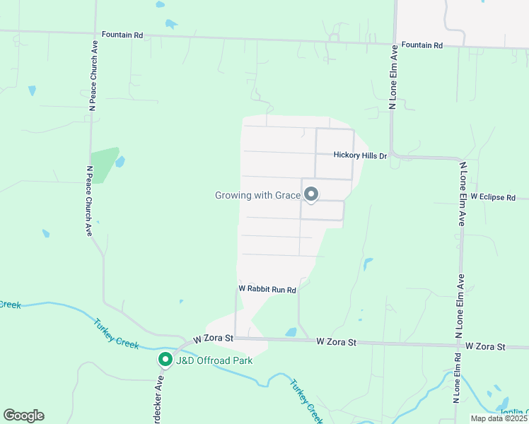 map of restaurants, bars, coffee shops, grocery stores, and more near 1835 West Marigold Drive in Joplin