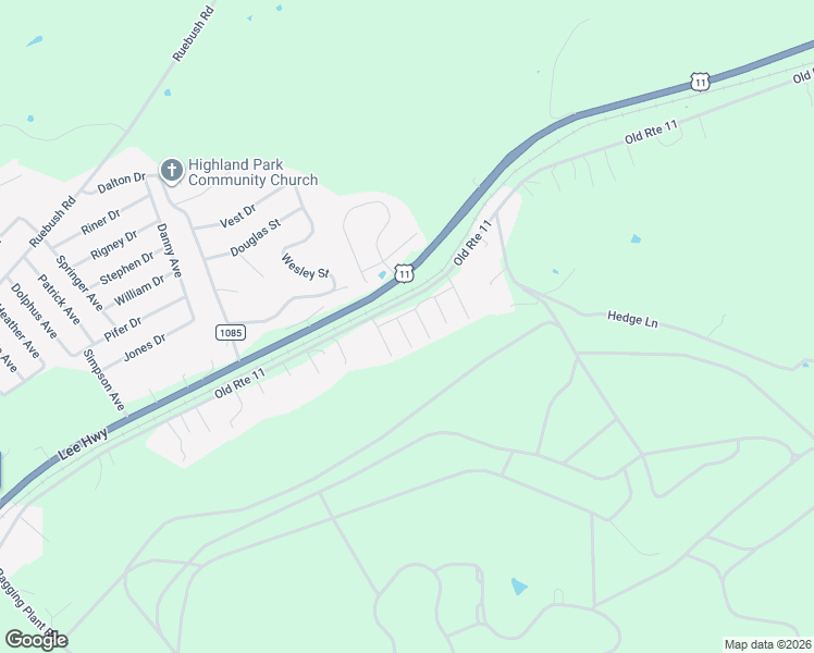 map of restaurants, bars, coffee shops, grocery stores, and more near 5982 Old Route 11 in Dublin