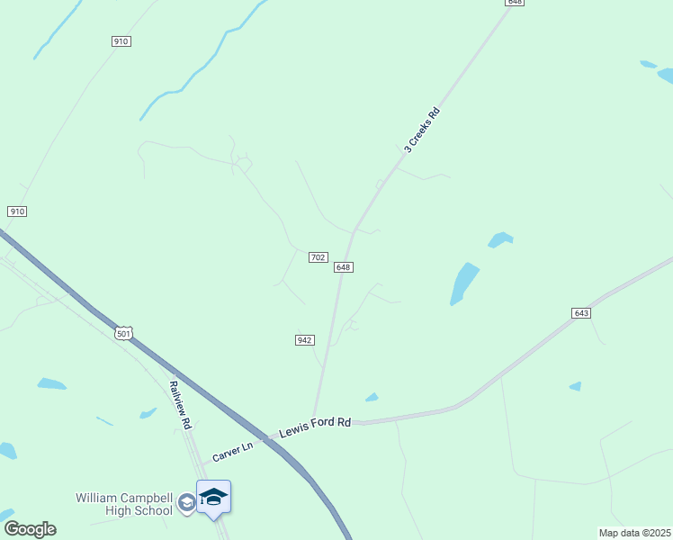 map of restaurants, bars, coffee shops, grocery stores, and more near 5925 3 Creeks Road in Gladys
