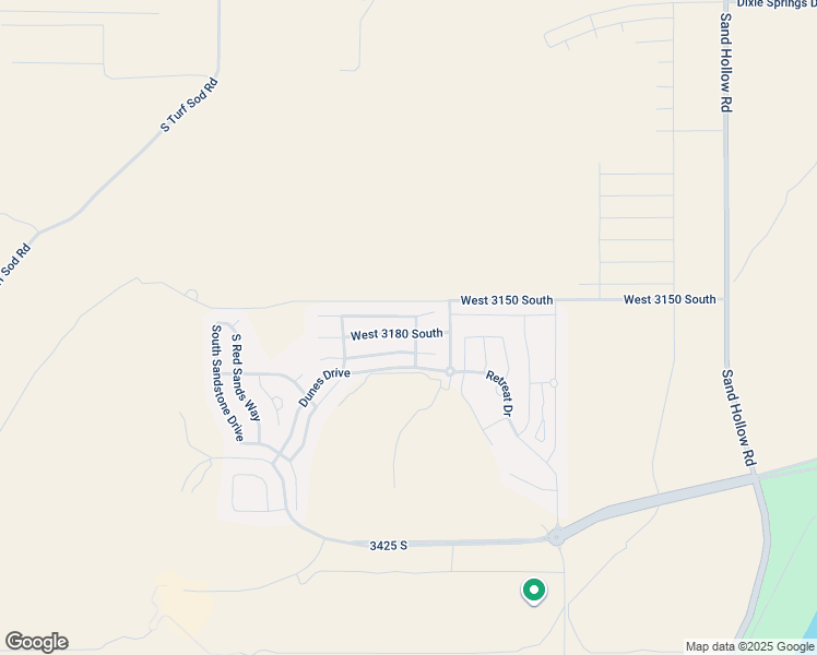 map of restaurants, bars, coffee shops, grocery stores, and more near 5234 West 3180 South in Hurricane