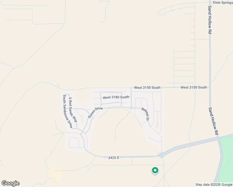 map of restaurants, bars, coffee shops, grocery stores, and more near 5249 West 3160 South in Hurricane