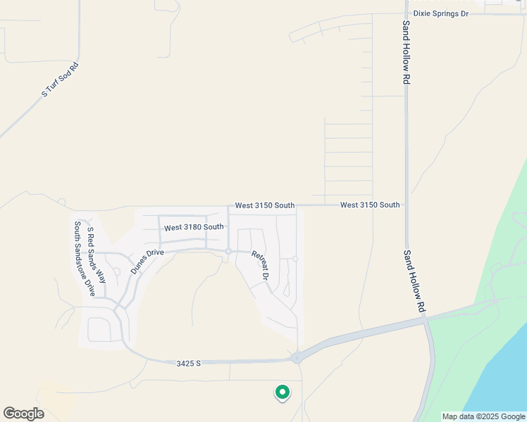 map of restaurants, bars, coffee shops, grocery stores, and more near 5002 West 3175 South in Hurricane