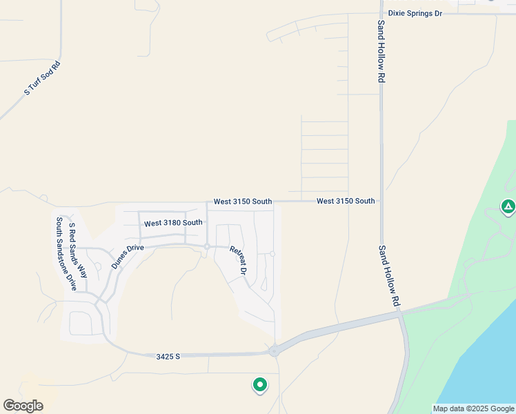 map of restaurants, bars, coffee shops, grocery stores, and more near 4944 West 3175 South in Hurricane