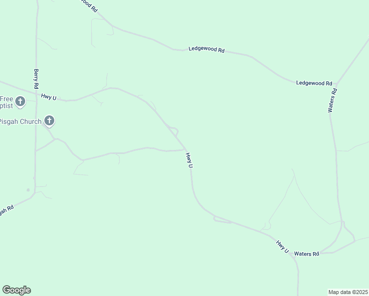 map of restaurants, bars, coffee shops, grocery stores, and more near 15598 Highway U in Cabool