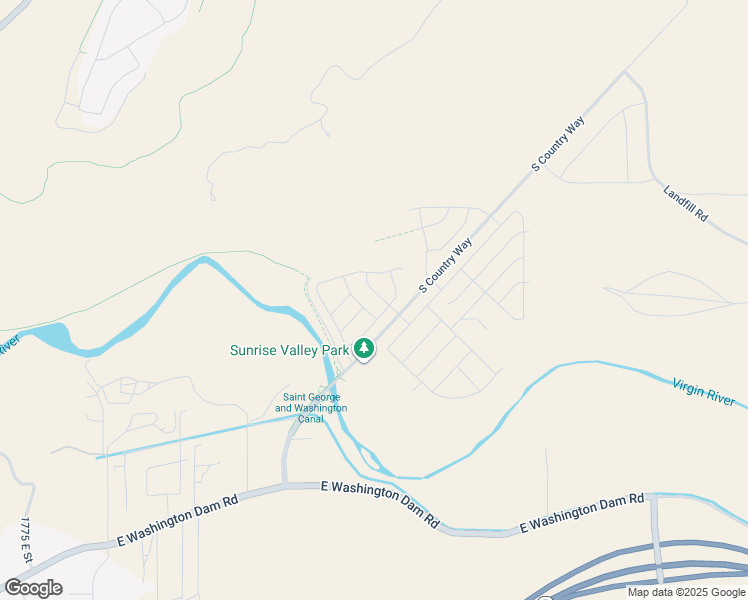 map of restaurants, bars, coffee shops, grocery stores, and more near 520 South Mirage Drive in Washington