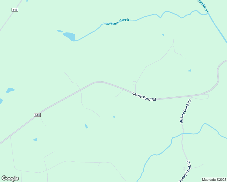 map of restaurants, bars, coffee shops, grocery stores, and more near 6672 Lewis Ford Road in Gladys