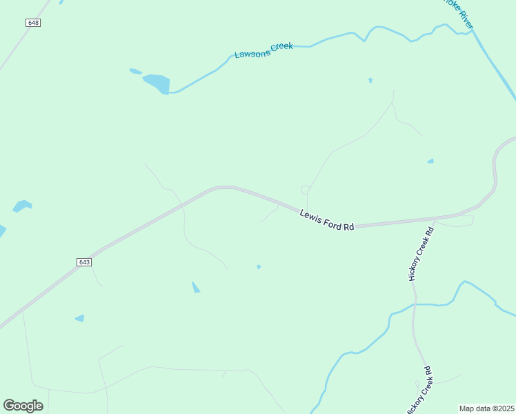 map of restaurants, bars, coffee shops, grocery stores, and more near 6672 Lewis Ford Road in Gladys