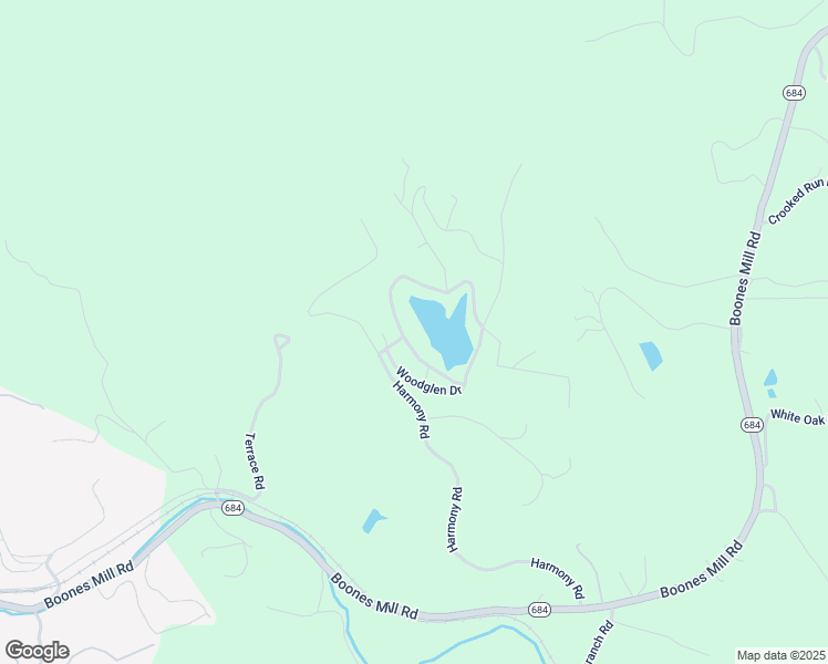 map of restaurants, bars, coffee shops, grocery stores, and more near 110 Melody Lake Drive in Boones Mill