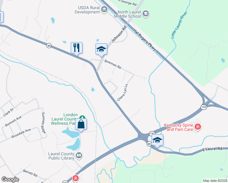 map of restaurants, bars, coffee shops, grocery stores, and more near 1061 East 4th Street in London