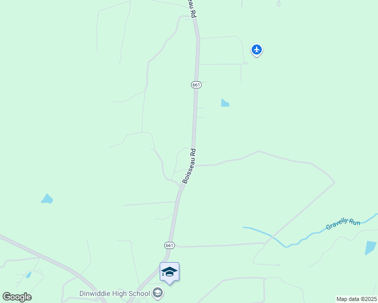 map of restaurants, bars, coffee shops, grocery stores, and more near 10716 Boisseau Road in Sutherland