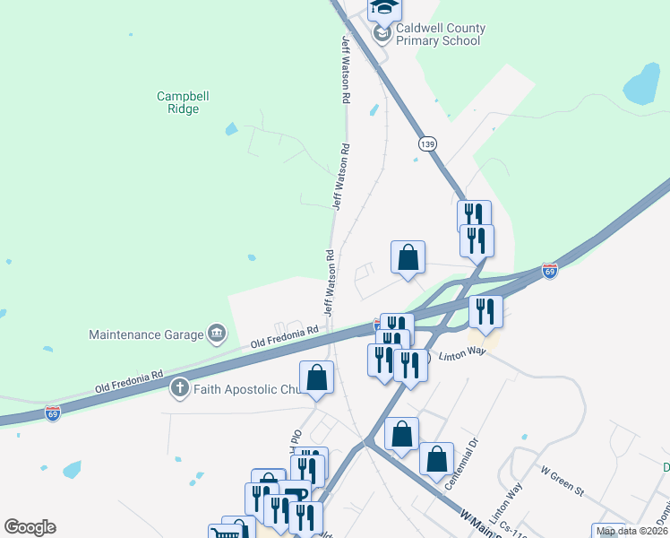 map of restaurants, bars, coffee shops, grocery stores, and more near 37 Jeff Watson Road in Princeton