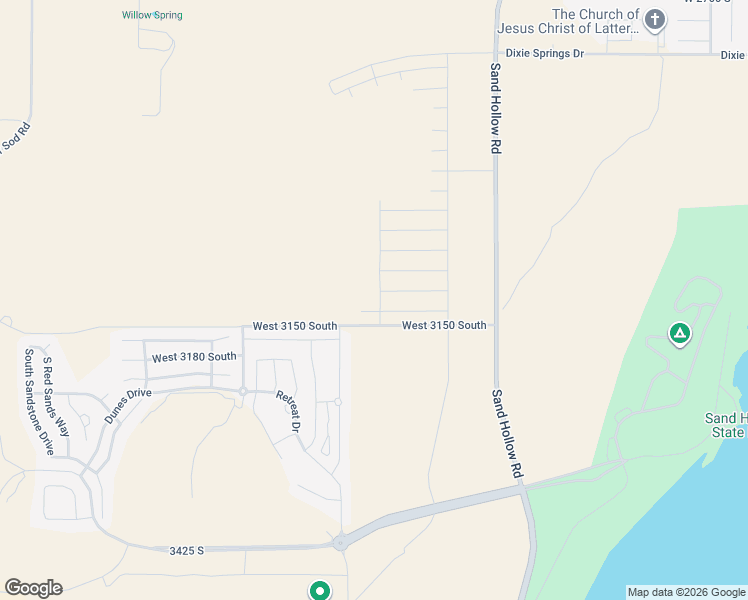 map of restaurants, bars, coffee shops, grocery stores, and more near South 4850 West in Hurricane