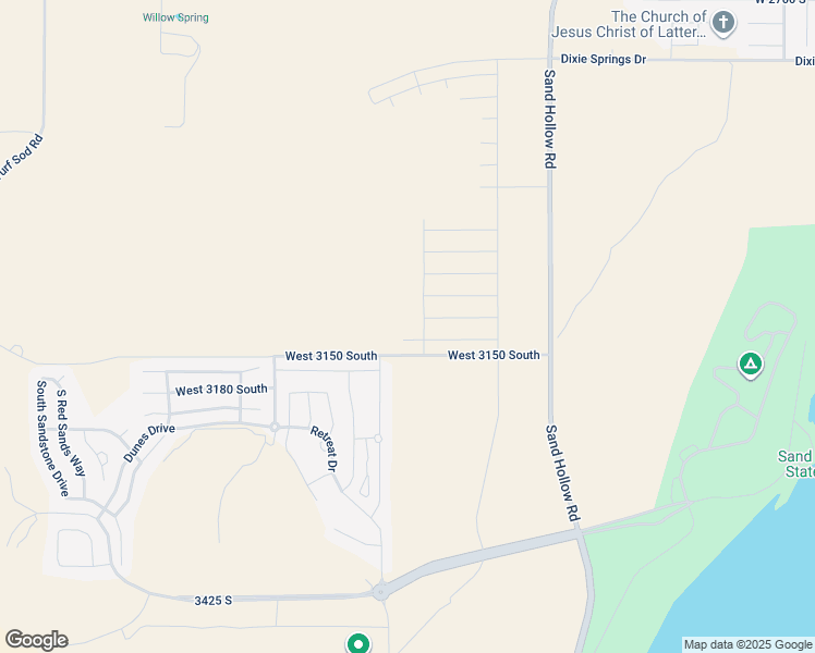 map of restaurants, bars, coffee shops, grocery stores, and more near South 4850 West in Hurricane