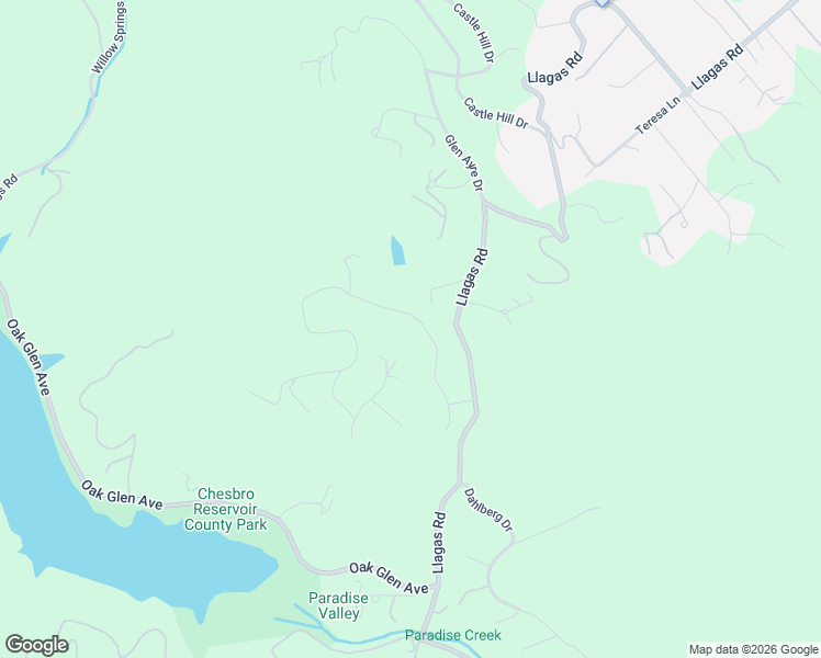 map of restaurants, bars, coffee shops, grocery stores, and more near 1960 Rocky Ridge Road in Morgan Hill