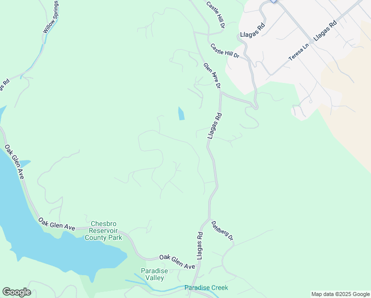 map of restaurants, bars, coffee shops, grocery stores, and more near 17895 Woodland Avenue in Morgan Hill