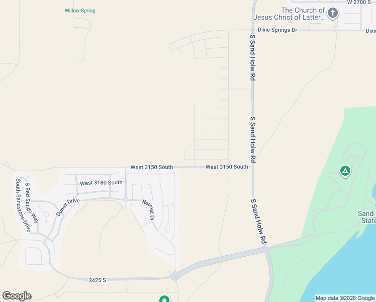 map of restaurants, bars, coffee shops, grocery stores, and more near 3107 South 4850 West in Hurricane