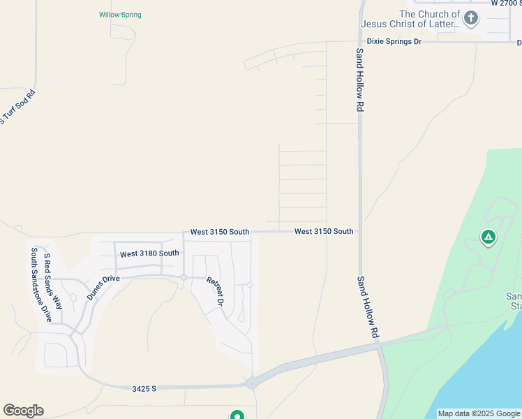 map of restaurants, bars, coffee shops, grocery stores, and more near South 4850 West in Hurricane