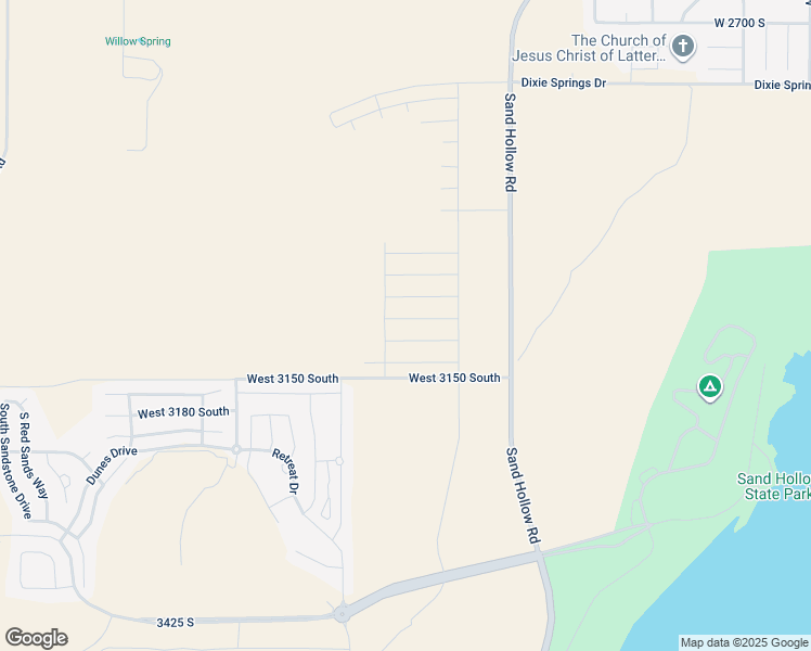 map of restaurants, bars, coffee shops, grocery stores, and more near 4759 3080 South in Hurricane