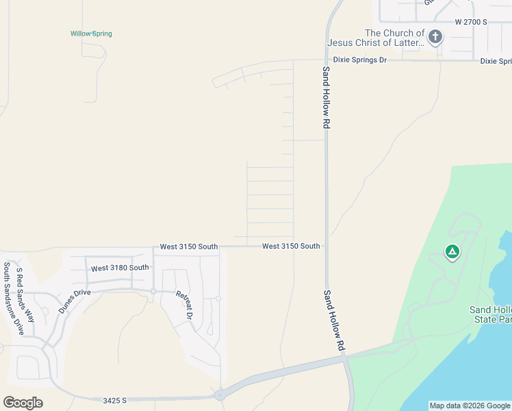 map of restaurants, bars, coffee shops, grocery stores, and more near 4774 West 3080 South in Hurricane