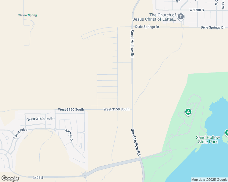 map of restaurants, bars, coffee shops, grocery stores, and more near 4648 West 3080 South in Hurricane