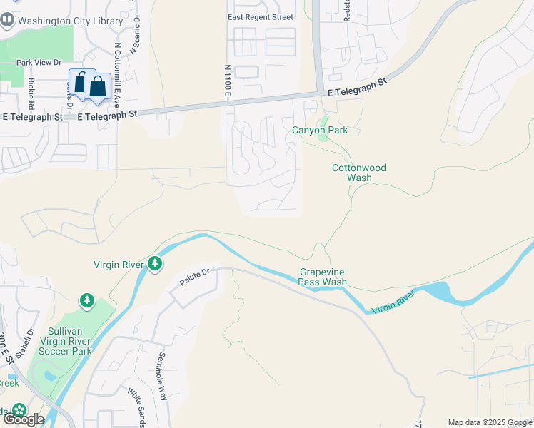 map of restaurants, bars, coffee shops, grocery stores, and more near 1360 East Telegraph Street in Washington