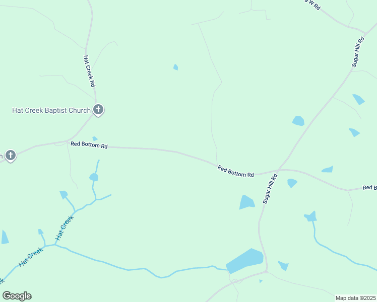 map of restaurants, bars, coffee shops, grocery stores, and more near 580 Red Bottom Road in Brookneal