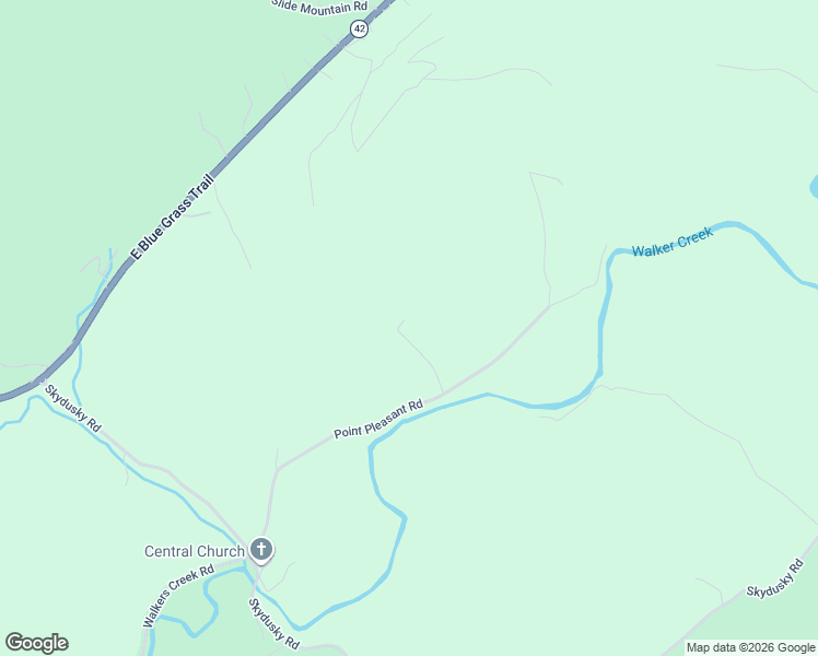 map of restaurants, bars, coffee shops, grocery stores, and more near 621 Point Pleasant Road in Bland