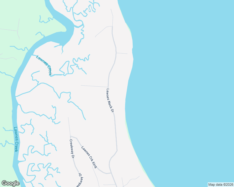 map of restaurants, bars, coffee shops, grocery stores, and more near 1111 Lawnes Neck Drive in Smithfield