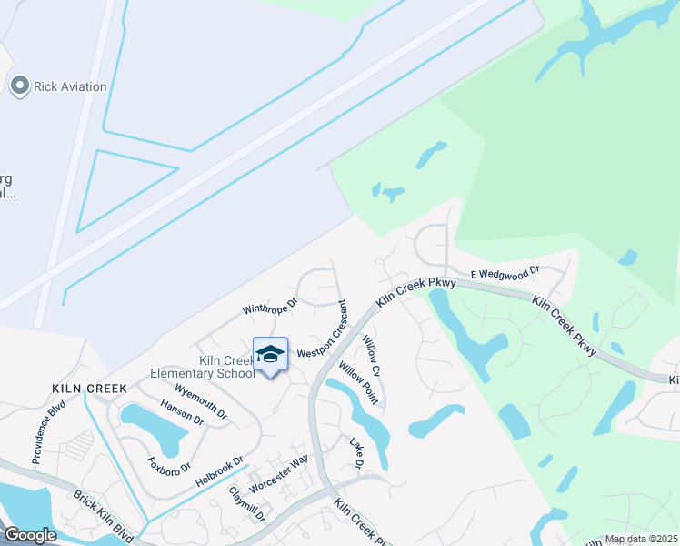 map of restaurants, bars, coffee shops, grocery stores, and more near 1724 Westport Crescent in Newport News