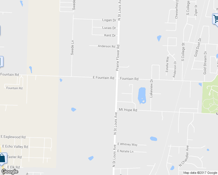 map of restaurants, bars, coffee shops, grocery stores, and more near 3902 N Street Louis Avenue in Joplin