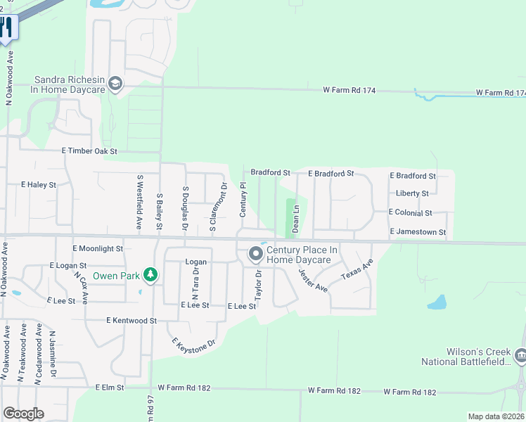 map of restaurants, bars, coffee shops, grocery stores, and more near 2887 East Hines Street in Republic