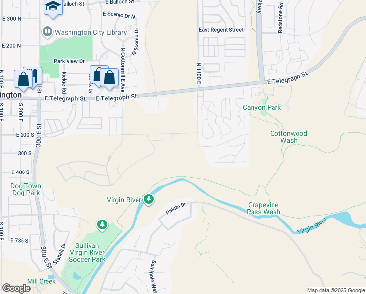 map of restaurants, bars, coffee shops, grocery stores, and more near 1026 Coyote Loop in Washington