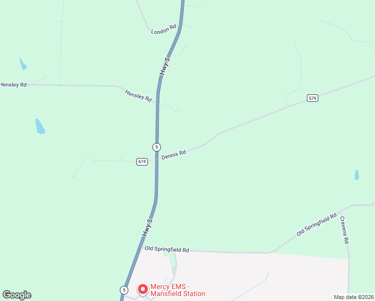 map of restaurants, bars, coffee shops, grocery stores, and more near 2048 Dennis Road in Mansfield