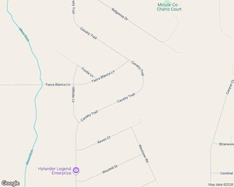 map of restaurants, bars, coffee shops, grocery stores, and more near Cavalry Trail in San Luis