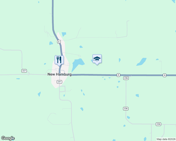 map of restaurants, bars, coffee shops, grocery stores, and more near 820 State Highway A in Benton