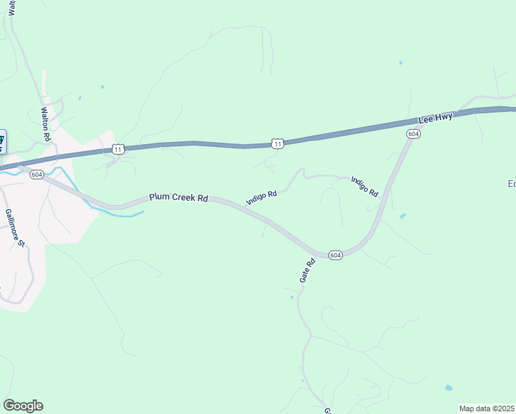 map of restaurants, bars, coffee shops, grocery stores, and more near 2771 Indigo Road in Christiansburg