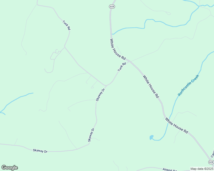 map of restaurants, bars, coffee shops, grocery stores, and more near 2401 Tuck Road in Moneta